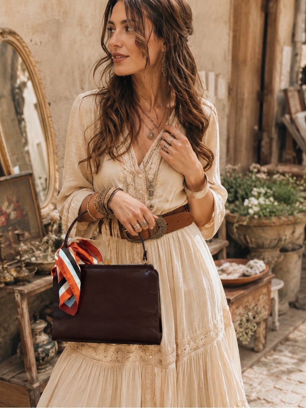 1950s–1960s Coblentz Structured Leather Handbag